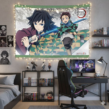 DEMON SLAYER 鬼滅の刃 - 炭治郎 & 義勇 / タペストリー