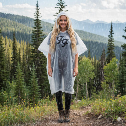 FOO FIGHTERS フーファイターズ - Black FF / レインポンチョ / レア / ファッション雑貨