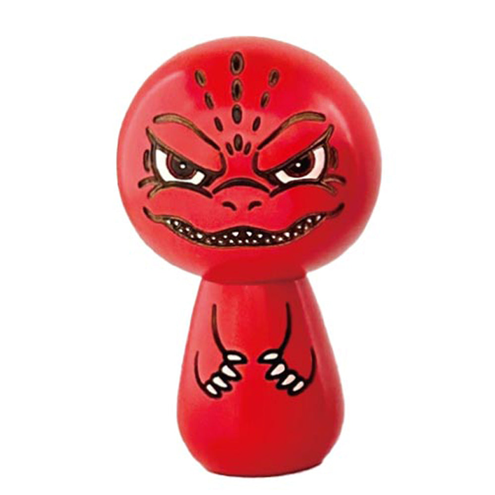 GODZILLA ゴジラ - Godzilla & Japanese traditional crafts / こけし / 小 / 炎 / 赤 / インテリア置物