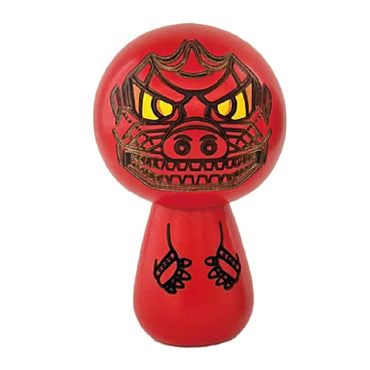 GODZILLA - GODZILLA meets Japanese traditional craft debut 70th anniversary / Mechagodzilla / Kokeshi / Small / Flame / Red / Interior Ornament