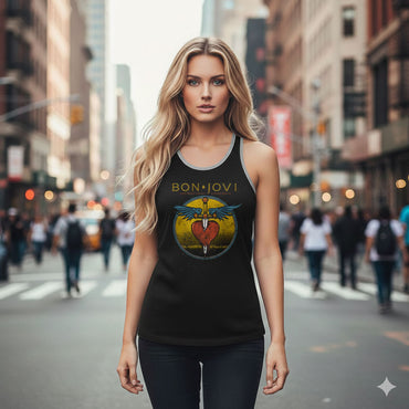 BON JOVI - BAD NAME / Tank top / Women's