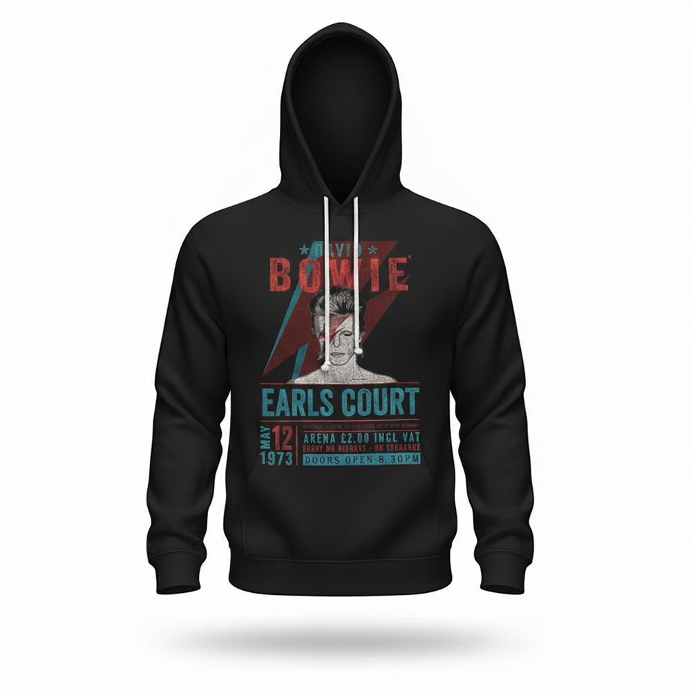 DAVID BOWIE - (追悼 10年 ) - Earls Court '73 / ECO-Pullover Hoodie