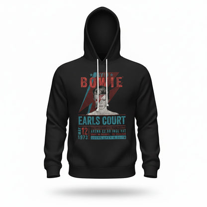 DAVID BOWIE - (追悼 10年 ) - Earls Court '73 / ECO-Pullover Hoodie