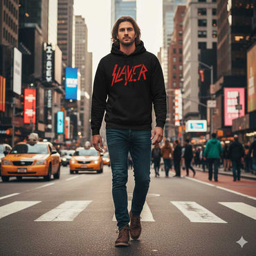 SLAYER スレイヤー - Distressed Logo / パーカー・スウェット / メンズ - PGS