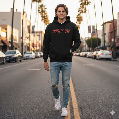 MOTLEY CRUE (40th Anniversary of Japan Arrival) - Distressed Logo / Hoodie / Men's