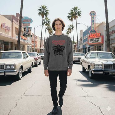 STRANGER THINGS ストレンジャー・シングス (シーズン5 配信 記念 ) - HORROR SILHOUETTE / ACID WASH / パーカー・スウェット / メンズ