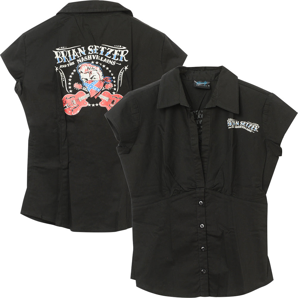 ツアー会場限定商品 BRIAN SETZER - Girls Western Shirt （超レア） / ヴィンテージ