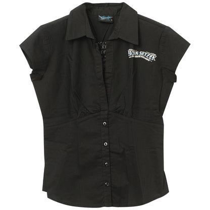 ツアー会場限定商品 BRIAN SETZER ブライアンセッツァー - Girls Western Shirt （超レア） / ヴィンテージ / 襟付きシャツ / レディース