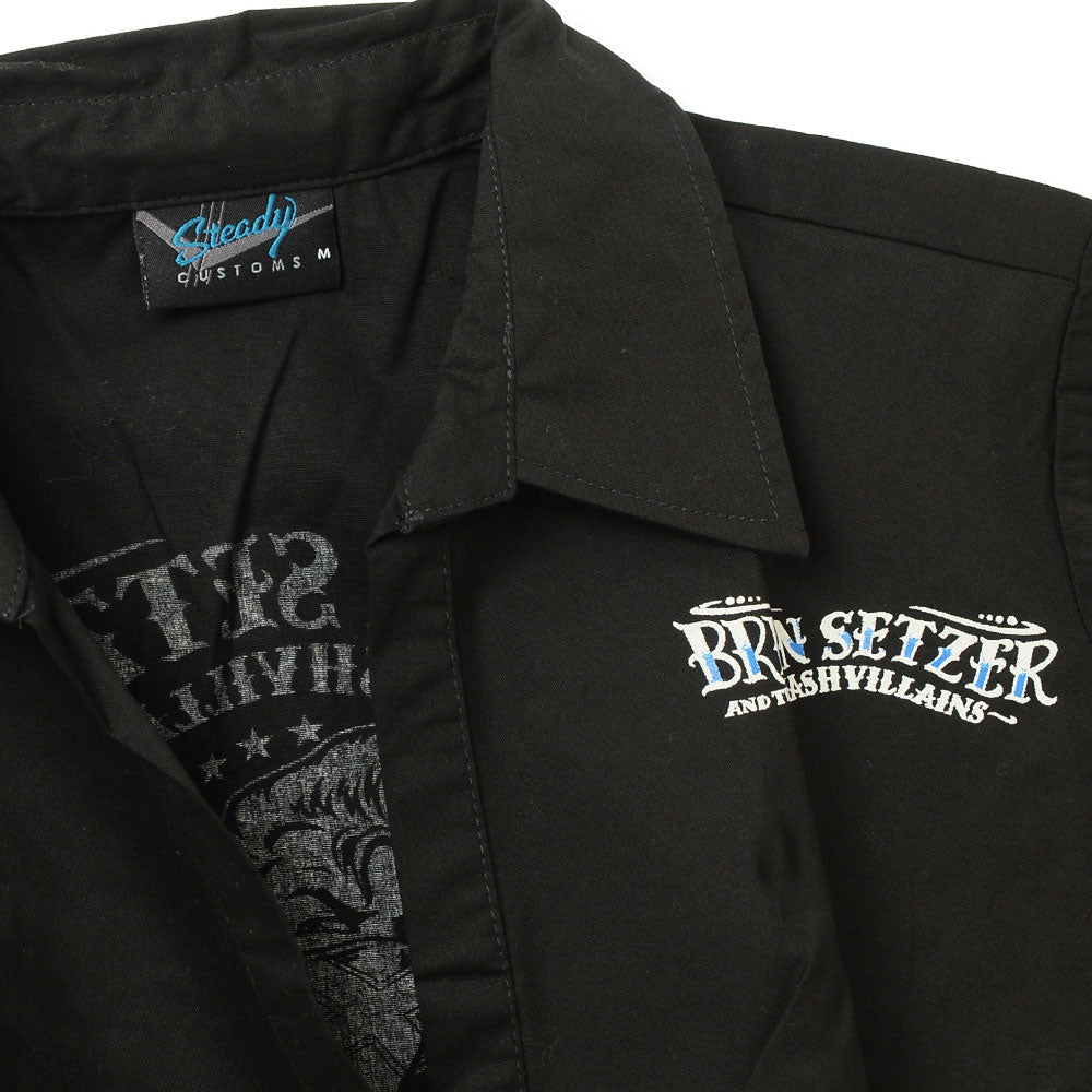 ツアー会場限定商品 BRIAN SETZER ブライアンセッツァー - Girls Western Shirt （超レア） / ヴィンテージ / 襟付きシャツ / レディース