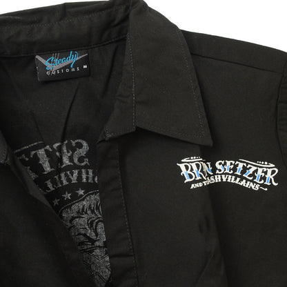 ツアー会場限定商品 BRIAN SETZER ブライアンセッツァー - Girls Western Shirt （超レア） / ヴィンテージ / 襟付きシャツ / レディース