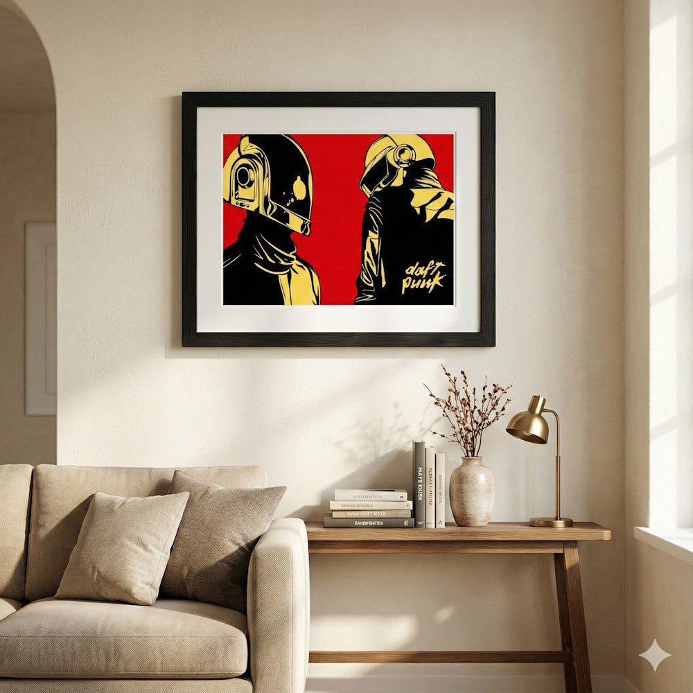DAFT PUNK ダフトパンク - Red / ポスター