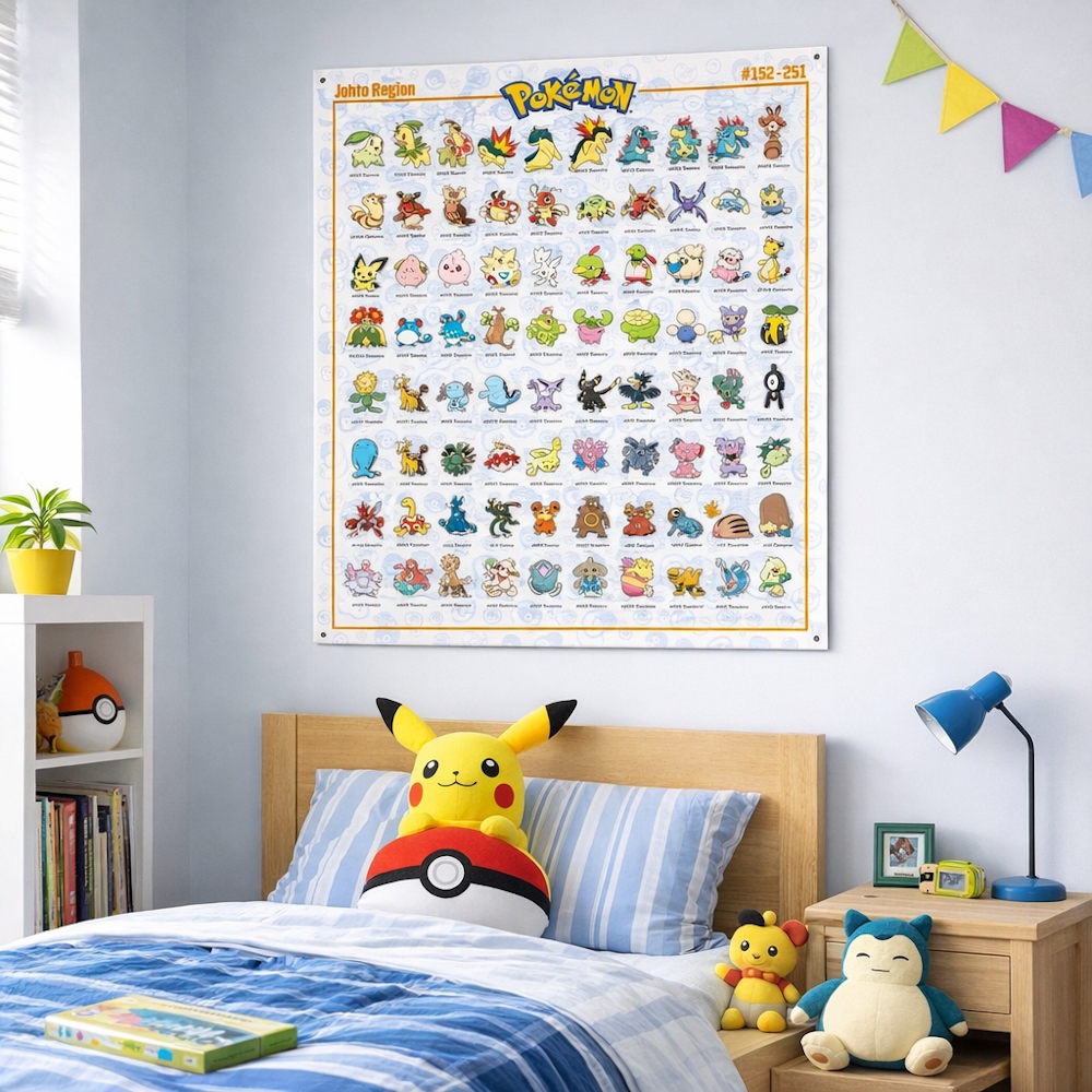 POKEMON ポケットモンスター (30周年 ) - JOHTO / ポスター