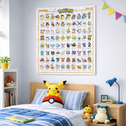POKEMON ポケットモンスター (30周年 ) - JOHTO / ポスター