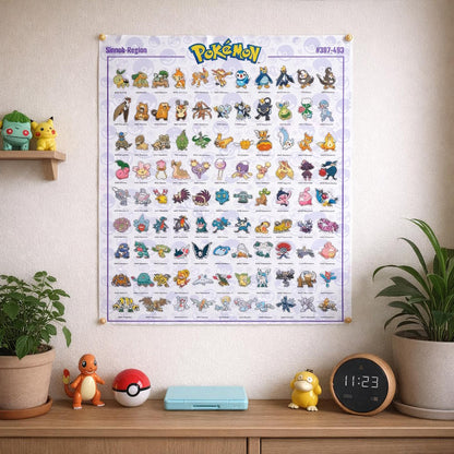POKEMON ポケットモンスター (30周年 ) - Sinnoh / ポスター