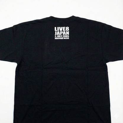 LIVE 8 ライブエイト - LIVE 8 JAPAN OFFICIAL （超レア） / バックプリントあり / ヴィンテージ / Tシャツ / メンズ