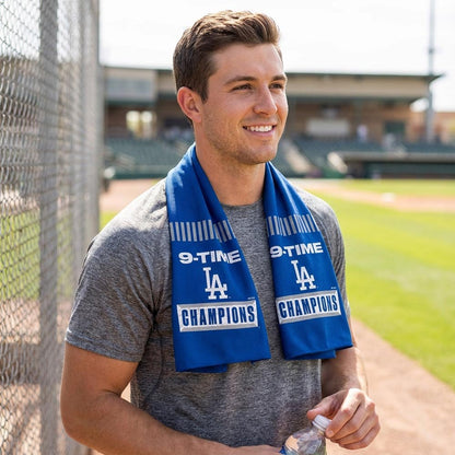 LOS ANGELES DODGERS（MLB） ロサンゼルスドジャース - 2025 MLB World Series Multi Champ Burst Cooling Towel / クーリングタオル / タオル - PGS