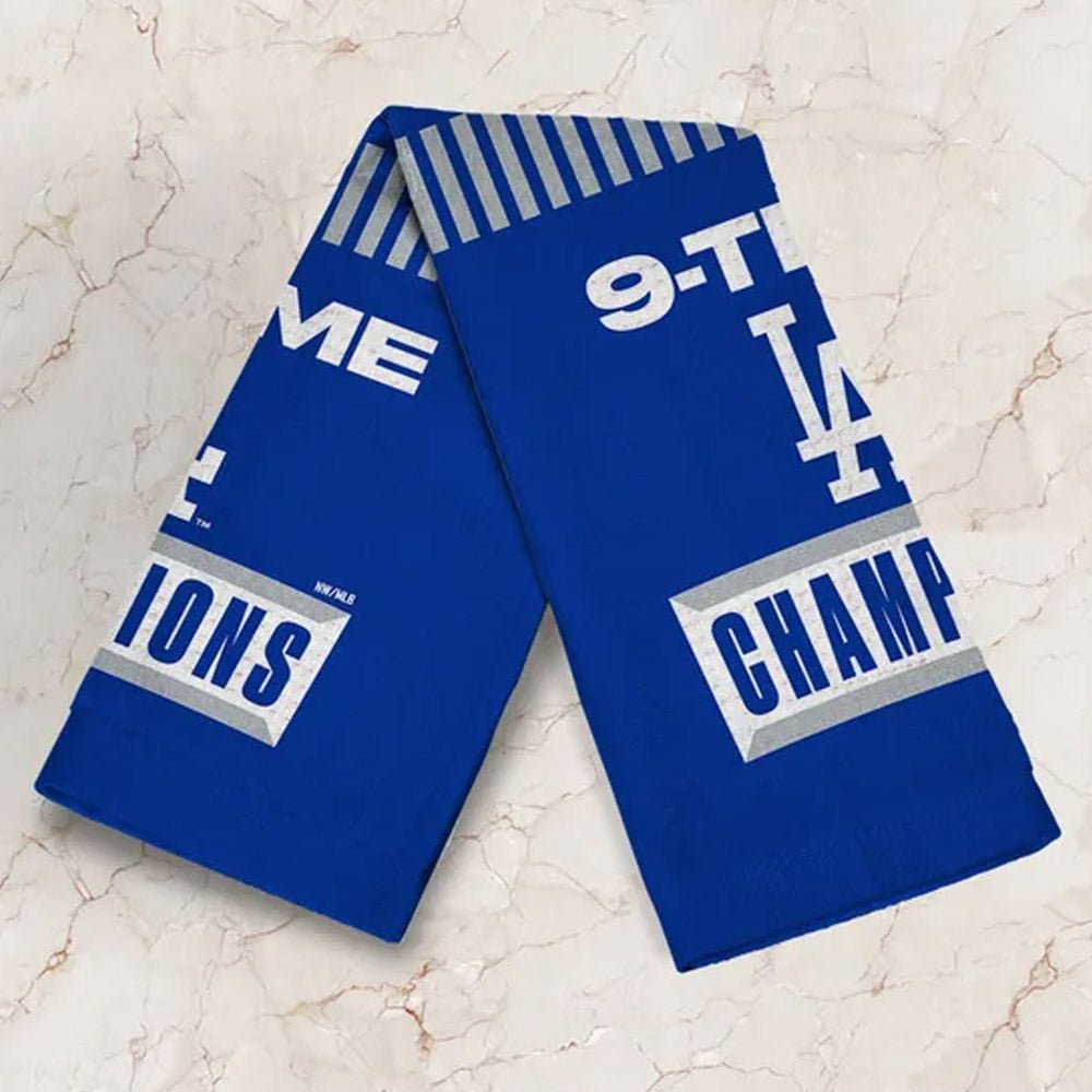 LOS ANGELES DODGERS（MLB） ロサンゼルスドジャース - 2025 MLB World Series Multi Champ Burst Cooling Towel / クーリングタオル / タオル - PGS