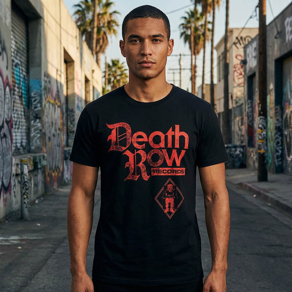 DEATH ROW RECORDS デスロウ (35周年 ) - Red Logo / Tシャツ / メンズ