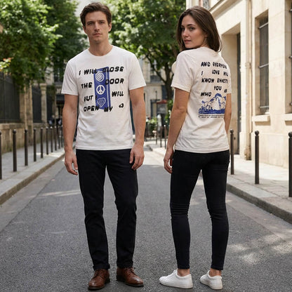 ED SHEERAN エドシーラン (デビュー 15周年 ) - Close The Door / バックプリントあり / Tシャツ / メンズ