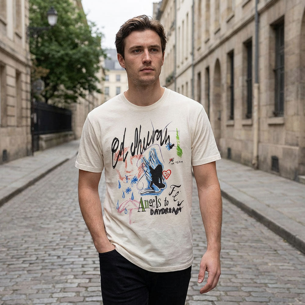 ED SHEERAN エドシーラン (デビュー 15周年 ) - Angels To Daydream / Tシャツ / メンズ