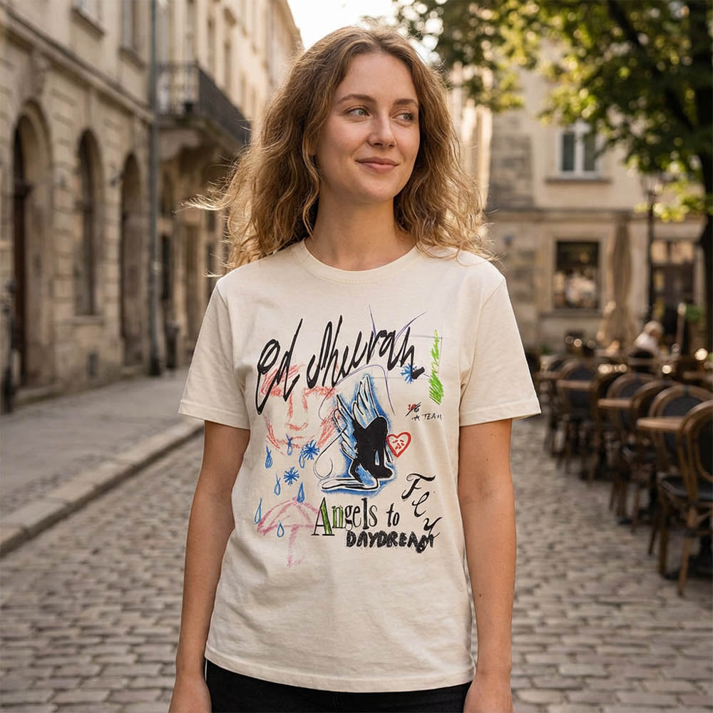 ED SHEERAN エドシーラン (デビュー 15周年 ) - Angels To Daydream / Tシャツ / メンズ