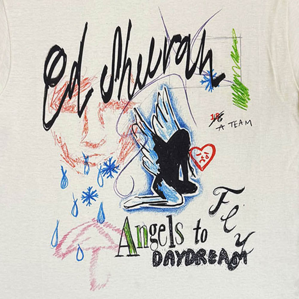 ED SHEERAN エドシーラン (デビュー 15周年 ) - Angels To Daydream / Tシャツ / メンズ