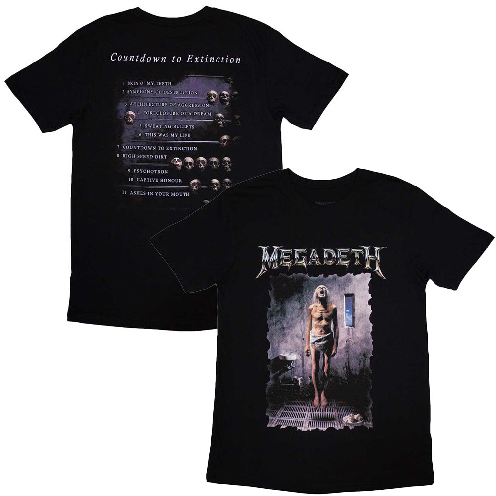 MEGADETH メガデス - Rust In Peace Tracklist / バックプリントあり