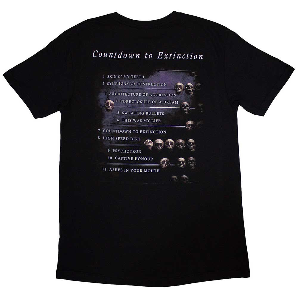 MEGADETH (2026.1.23 New Album Release Commemoration) - Countdown / Back Print / Men's T-Shirt