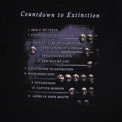 MEGADETH (2026.1.23 New Album Release Commemoration) - Countdown / Back Print / Men's T-Shirt