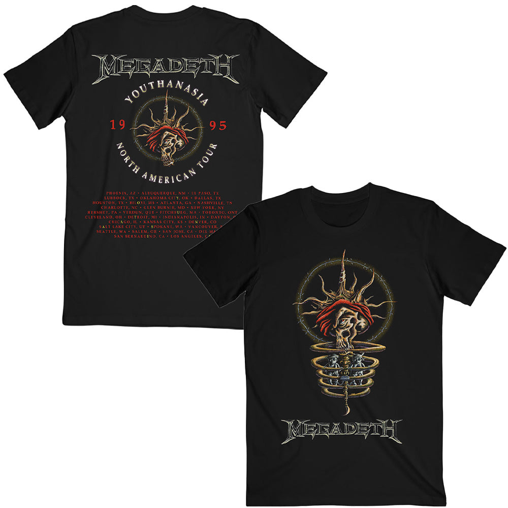 MEGADETH - (2027年 2月 来日 ) - Youthanasia 1995 North American Tour / バックプリントあり