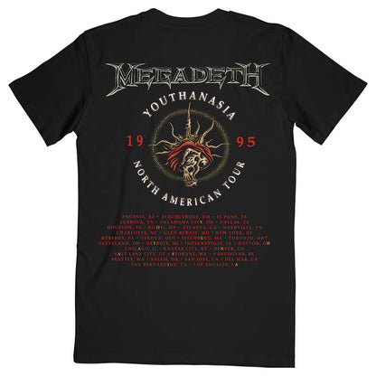 MEGADETH (2026.1.23 New Album Release Commemoration) - Youthanasia 1995 North American Tour / Back Print / Men's T-Shirt