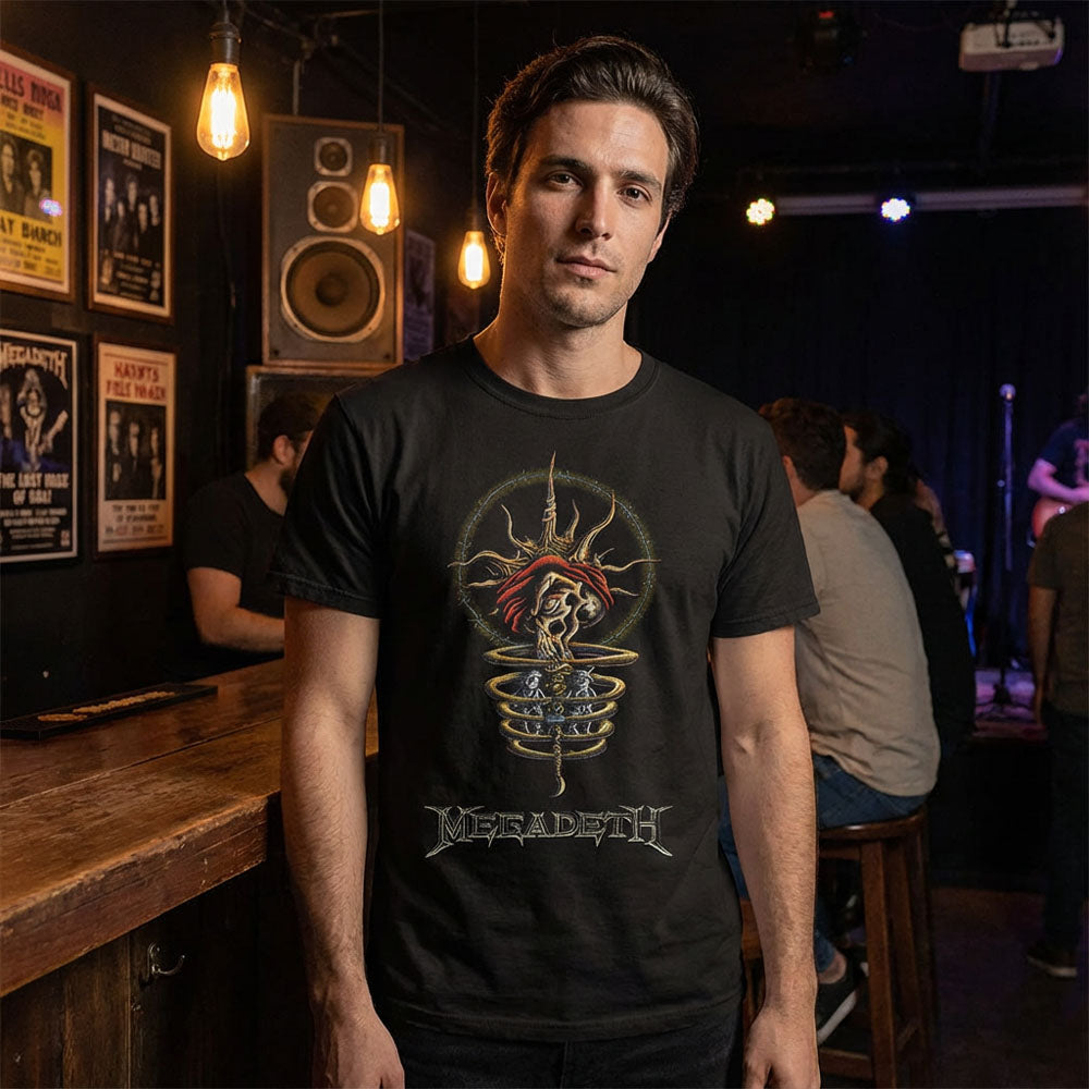 MEGADETH (2026.1.23 New Album Release Commemoration) - Youthanasia 1995 North American Tour / Back Print / Men's T-Shirt