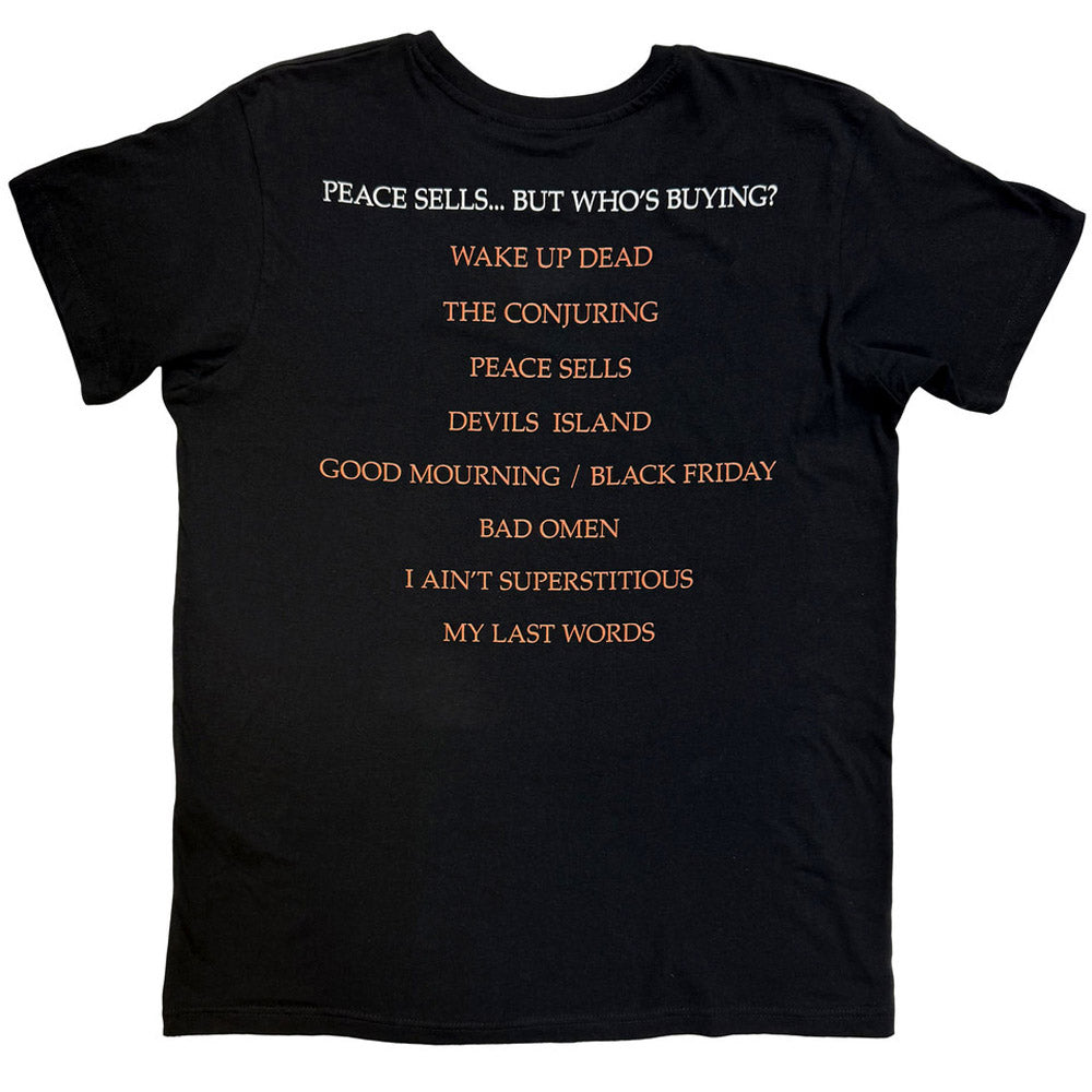 MEGADETH (2026.1.23 New Album Release Commemoration) - Peace Sells Album Cover / Back Print / Men's T-Shirt