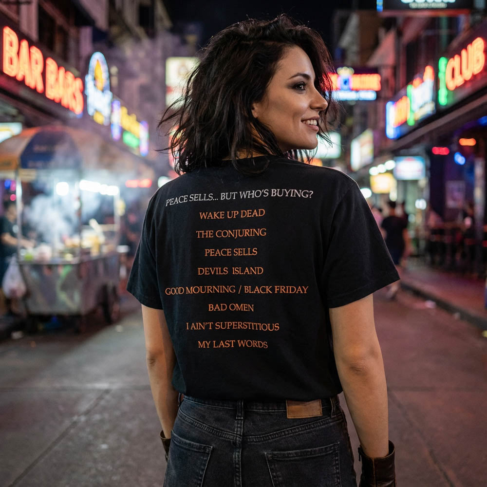 MEGADETH (2026.1.23 New Album Release Commemoration) - Peace Sells Album Cover / Back Print / Men's T-Shirt