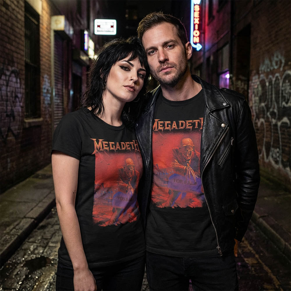MEGADETH (2026.1.23 New Album Release Commemoration) - Peace Sells Album Cover / Back Print / Men's T-Shirt