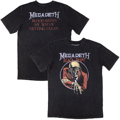MEGADETH - Black Friday / バックプリントあり / Stone Wash