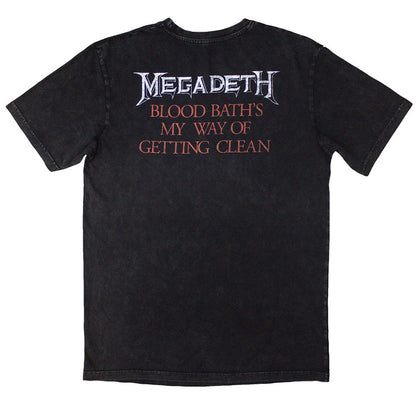 MEGADETH (2026.1.23 New Album Release Commemoration) - Black Friday / Back Print / Stone Wash / Men's T-Shirt