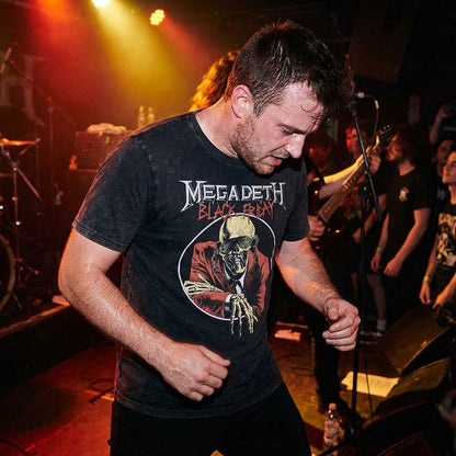 MEGADETH (2026.1.23 New Album Release Commemoration) - Black Friday / Back Print / Stone Wash / Men's T-Shirt