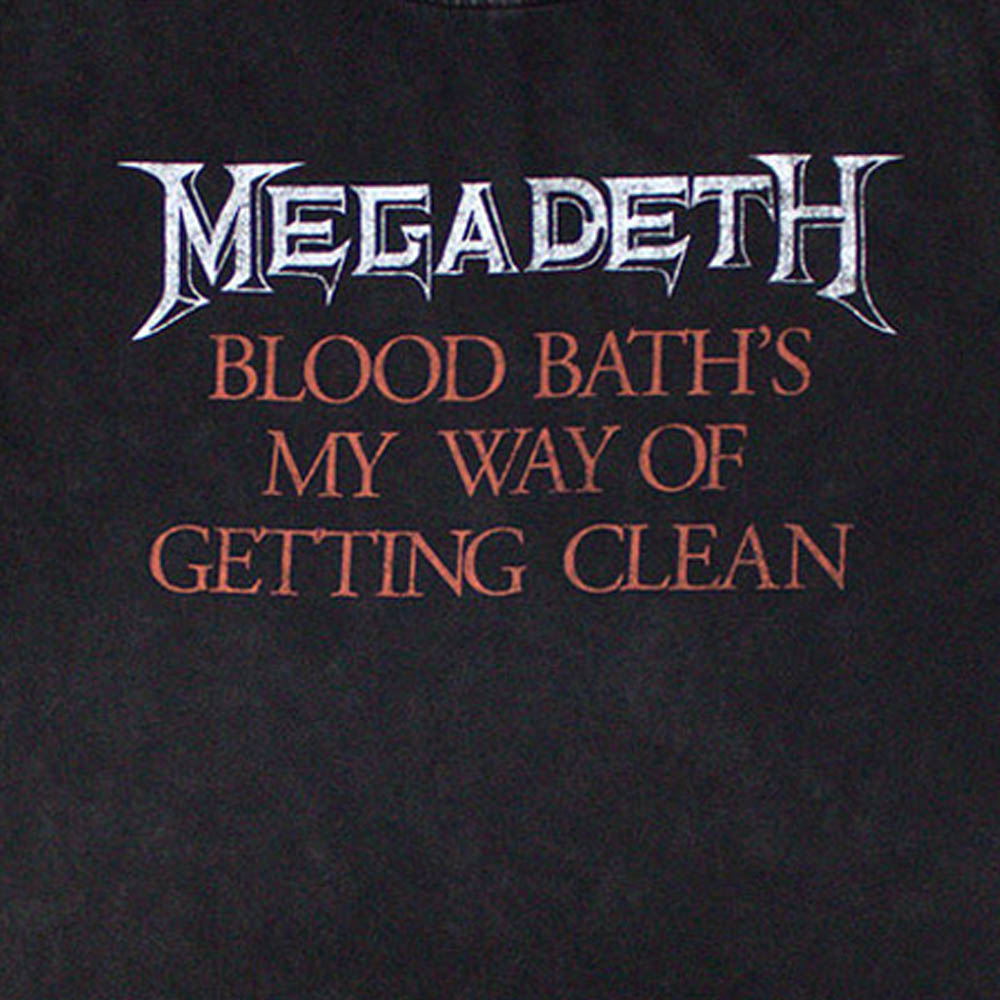 MEGADETH (2026.1.23 New Album Release Commemoration) - Black Friday / Back Print / Stone Wash / Men's T-Shirt