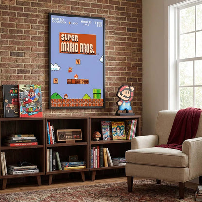 SUPER MARIO (Released April 24th) - World 1-1 / Poster