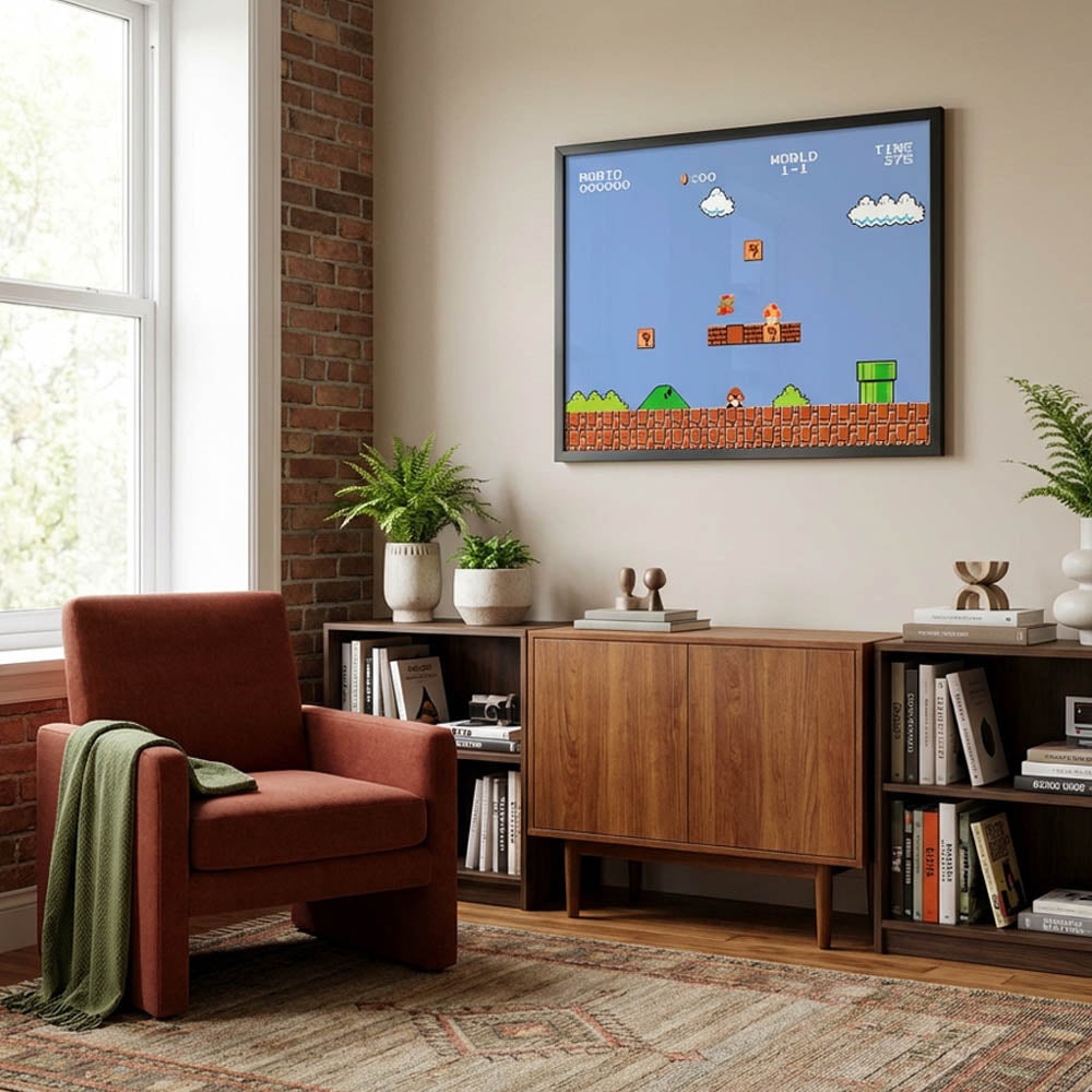SUPER MARIO (released April 24th) - World 1-1 / Interior Frame