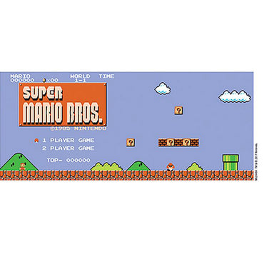 SUPER MARIO スーパーマリオ - Retro Title / マグカップ