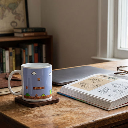 SUPER MARIO (Released April 24th) - Retro Title / Mug