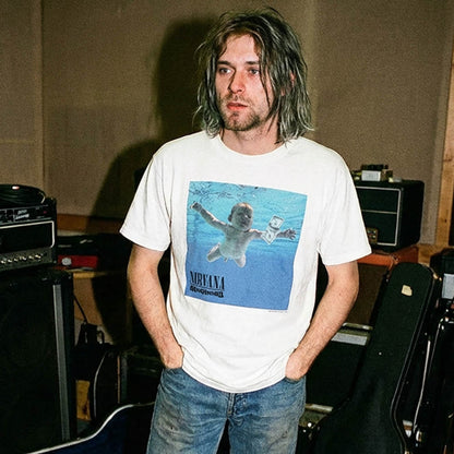 NIRVANA ニルヴァーナ (Nevermind 35周年 ) - Nevermind Album / バックプリントあり / Tシャツ / メンズ