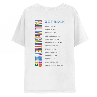 PAUL MCCARTNEY ポールマッカートニー (ウイングス結成55周年記念 ) - GOT BACK TOUR / バックプリントあり / Tシャツ / メンズ
