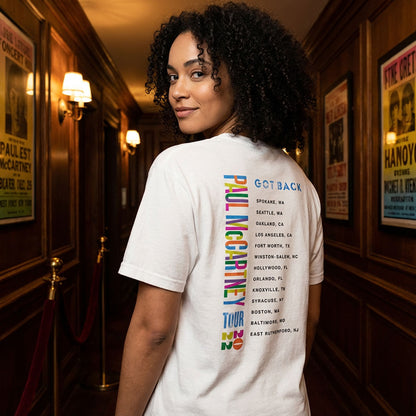 PAUL MCCARTNEY ポールマッカートニー (ウイングス結成55周年記念 ) - GOT BACK TOUR / バックプリントあり / Tシャツ / メンズ