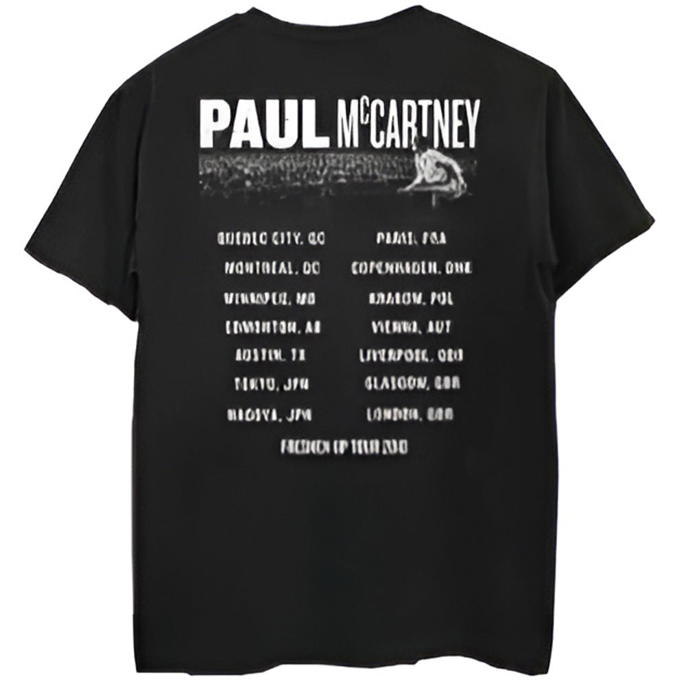 PAUL MCCARTNEY ポールマッカートニー (ウイングス結成55周年記念 ) - GUITAR LIVE / バックプリントあり / Tシャツ / メンズ