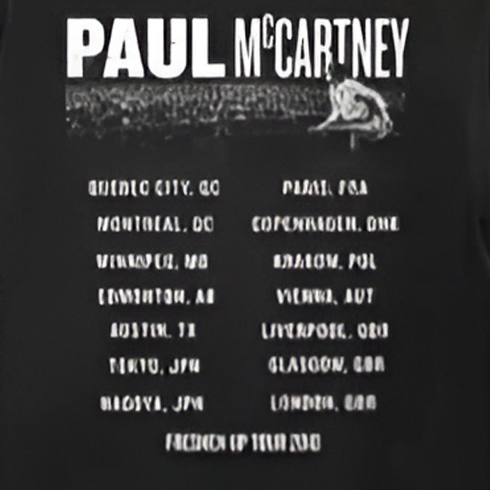 PAUL MCCARTNEY ポールマッカートニー (ウイングス結成55周年記念 ) - GUITAR LIVE / バックプリントあり / Tシャツ / メンズ