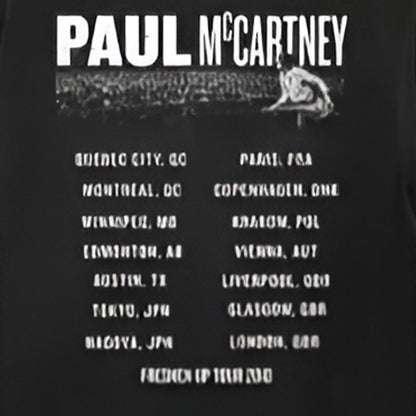PAUL MCCARTNEY ポールマッカートニー (ウイングス結成55周年記念 ) - GUITAR LIVE / バックプリントあり / Tシャツ / メンズ