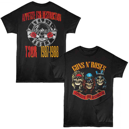 GUNS N ROSES - (デビュー 40周年 ) - Afd Tour / バックプリントあり